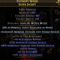 EVASION + ENERGY SHIELD CHEST 861/328 54 SPIRIT 22 DEXTERITY 21 FIRE 17 COLD RESISTS DMG TAKEN=MANA