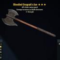 Bloodied Grognak's Axe (40% faster swing speed/+1 Strength)