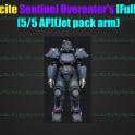 Ultracite Sentinel Overeater's [Full SeT] [5/5 AP](Jet pack arm)[Power Armor]