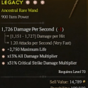3GA Wand GA Critical Strike Damage Multiplier GA All Damage Multiplier GA Maximum Life one empty slo