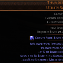 RISE OF THE ABYSSAL Thunderfist Utility Wraps NEW UNIQUE GLOVES LVL 65 REQ