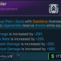 ✦Stockpiler [gun dmg + gun crit dmg + gun splash dmg + gun fire rate] (Daedalus enhancement)