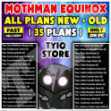 [The Mothman Equinox] x36 All Plans Bundle (Sacred Mothman Tome・Chainsaw Skeptikill Paint・Wise Mothm