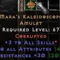 MARA'S KALEIDOSCOPE (PERFECT ROLL WITH 1 + ALL SKILL SLAM)  PD2 SEASON 13 SC