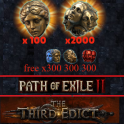 ⚜UBERPACK: 100 Divine + 2000 Exalted (+FREE 300al +300 + 300) ★ Rise of the Abyssal ★ Instant ⚜