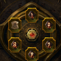 The Cauldron Set + 6 Charm Slot Seal + Blood-Mad Idol Unique Charm Firewall Sorcerer