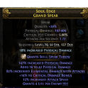 600+ DPS SPEAR 82% ELEMENTAL DMG 14% CRIT DMG BONUS 15% ATTACK SPEED HUNTRES AMAZON SPEAR WEAPON
