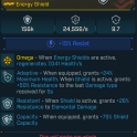 Collector [shock, capacity, adaptive, resistant] order shield