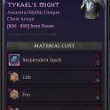 x1 Mythic Unique Item Tyraels's Might Tyraels Might | Selfplay / Piloted