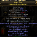 700 DPS MONK QUARTERSTAFF 23% ATTACK SPEED 99 FIRE DMG 22 DEX ACCURACY INVOKER MONK STAFF