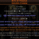 FORBIDDEN RITES RITE OF PASSAGE UNIQUE GOLDEN CHARM SPIRIT OF STAG ROLLED
