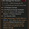 4GA The Mortacrux (40/50) GA(+3 Macabre Skills/Weapon Damage/Physical Damage Multiplier/+5 Primary R