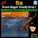 x5 Modded Grave Digger (Candy Drop) Energy & Physical PL130 - [PC/PS4|5/XboxS|X] - Fast Delivery
