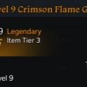 (Tier3)Level 9 Crimson Flame Gem(CoolDown Gem CD Gem) (Random Class and Random Skill) All US server