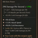 3GA Azurewrath (Max Aspect) ✱98 All Stats ✱15% Attack Speed ✱90% Cold Resistance