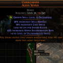 CURSECARVER ACRID WAND