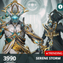 [PC-NO LOGlN ] 3990 plat - Baruuk Prime Access -  SERENE STORM - 90 day Resource & Affinity boosters