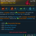 [LVL70] Programmer [5 finisher, 5 turbo, 5 peak, 5 optimisation] (Loveless Class Mod)