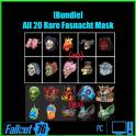 [Bundle]  20 Rare Fasnacht Mask [Demon/Loon/Fiend/Pig/Unicorn/Robot/Devil/Glowing and etc]