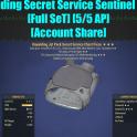 Unyielding Secret Service Sentinel Armor [Full SeT] [5/5 AP][Account Share]