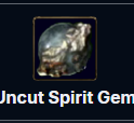 ⭐ x1 Uncut Spirit Gem 20 lvl ⭐ instant delivery ⭐ Rise of the Abyssal - Softcore