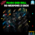 50x PL144 Weapons - [PC, PS4, PS5, Xbox One and Series X/S] Fast Delivery!