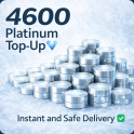 Instant 4600 Platinum Top-Up ✅ No Need Login lnformation  PC–XBOX–PSN