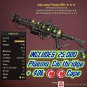 Anti Armor Explosive Plasma Rifle ( AAE500 - AAE 500 ) + 40,000 Caps + 25,000 Plasma Cartbridge