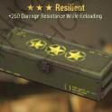 Legendary Mod Resilient (+250 Damage Resistance While Reloading)