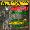 Civil Engineer Armor Full Set +20 mods of your choice [1-4 stars] [PC]