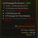 S14 Rare Polearm - 4GA - Dex + Life + DOT + Poison Dmg