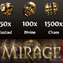{Luck PACK}: 100 Divine + 50 Exalted + 1500 Chaos || POE 1 ||  Mirage Softcore || Instant