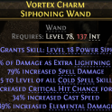 STORMWEAVER FROSTBOLT WAND +5 COLD SKILLS 34% CAST SPEED 79% SPELL DMG 30% EXTRA DMG 89% ELE DMG 48%