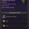 x1 Mythic Unique Item Shroud of False Death Shroud False Death | Selfplay / Piloted