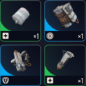 10x Medium Shield & 25x Herbal Bandage & 25x Trigger Nade & 50x Shield Recharger