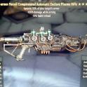 Anti armor 25% damage 15% faster reload enclave plasma auto rifle