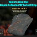 Hunter's Long Coat [20% Weapon Reduction/AP Refresh][Legendary outfit]