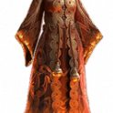 Cloak of Flame Silk Robe - Fast Delivery