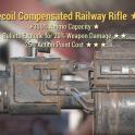 Railway Rifle Quad/Explosive/-25%APCost  - Q/E/25 - FO76 Weapons PC