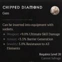 Chipped Diamond - Diablo 4 Gems