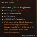 4GA Gloves GA(Willpower/Maximum Life/Armor/Fortify Generation)