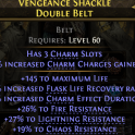 RISE OF THE ABYSSAL INSANE BELT 3 CHARM SLOT 145 LIFE 26% FIRE RES 27% LIGHTNING RES 19% CHAOS RESIS