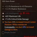 3GA Ring + Intelligence/ Maximum Life/ Critical Strike Damage  (apamc)