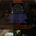 2 SOCKETED 20% QUALITY SUNSPLINTER +3 COLD +2 FIRE +1 LIGHT SKILLS UNIQUE BUCKLER SORCERESS WITCH
