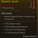 ANCESTRAL BARB BOOTS LVL 60 MOVEMENT SPEED FURY COST REDUCTION DODGE CHANCE LIGHT RESIST