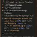 3GA Asheara's Khanjar GA Critical Strike Damage Multiplier GA Weapon Damage GA Maximum Life 7% cold