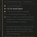 3GA Ophidian Iris (93/100) ✷150% Pyromancy Damage ✷22.5% Attack Speed ✷23.6% Intelligence