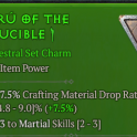 CRUCIBLE SET CHARM BARBARIAN ( 5 CHARMS + 1 LEGENDARY 6 SLOTS)