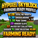 ⚡SKYBLOCK FARMING PROFILE ⚡ 9.2 BILLION UNSOULBOUND ⚡12.1 BILLION TOTAL ⚡2.3B PURE COINS
