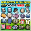 3 APPAREL OF YOUR CHOICE  (RED ASYLUM/TATTER FIELD JACKET/DUCHESS'S/MR .FUZZY CLEAN/BOS JUMPSUIT etc